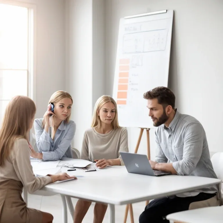 Grupo em atividade prática